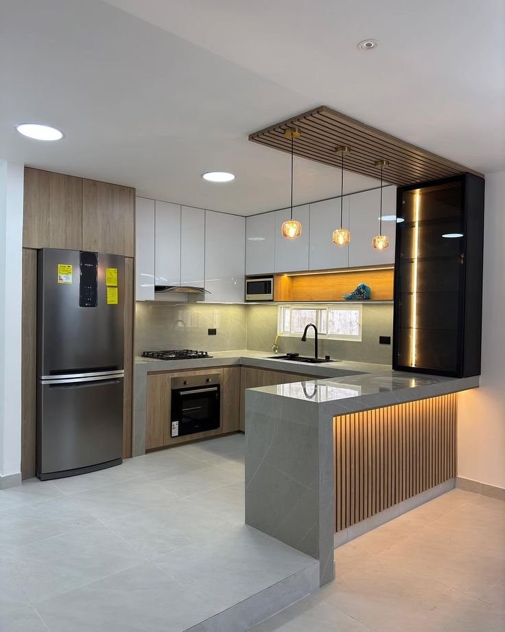 Modular kitchen and interior in Vitawa modern design