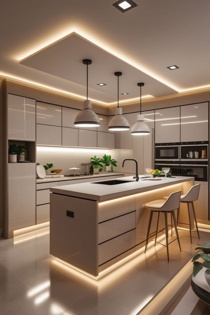 Modern kitchen interior setup – Modular Kitchen Manufacturing in Kalwa