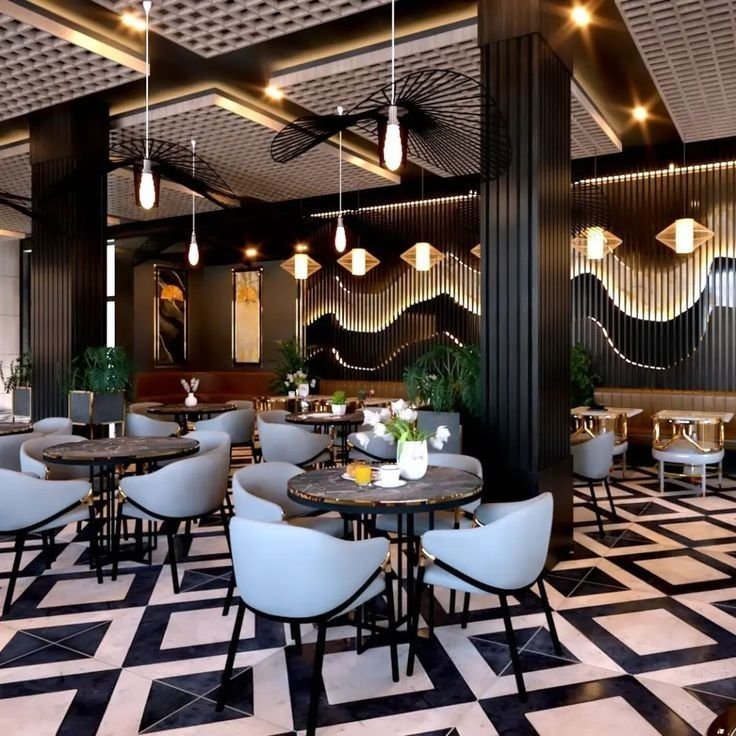 restaurant interior service in Patlipada by AF Furniture