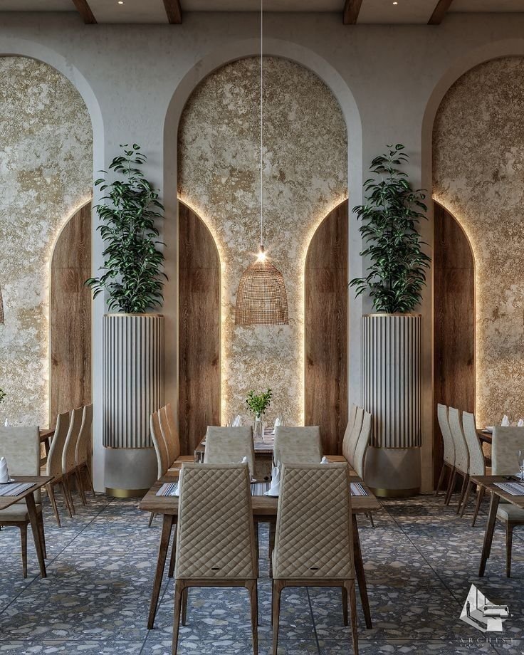 Restaurant interior service in Kapurbawdi by AF Furniture